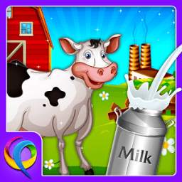 Cow Farm Milk Factory - Milk Maker Game