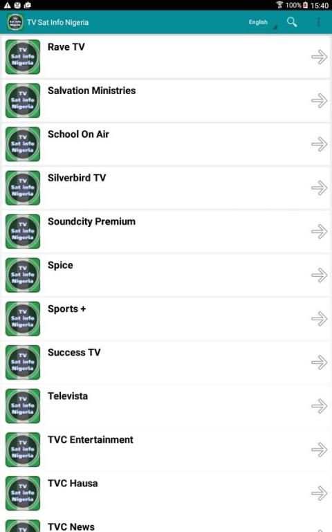 TV Sat Info Nigeria स्क्रीनशॉट 8