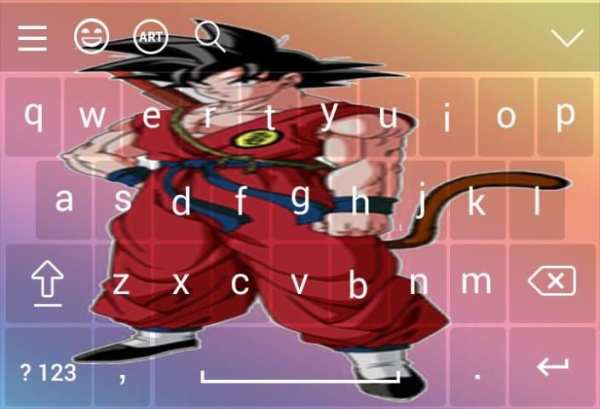 Dragon Goku Keyboard Theme screenshot 2