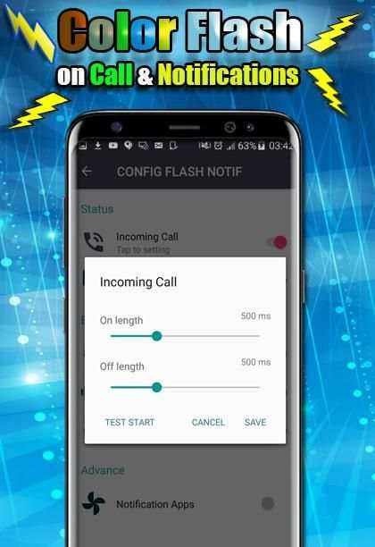 Notification Alert FLASH COLOR With Boost & Clean स्क्रीनशॉट 1