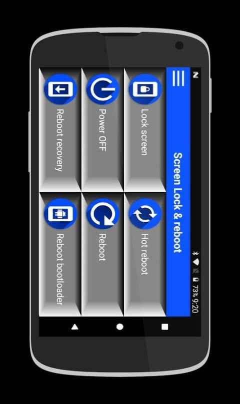 Screen lock & reboot widget स्क्रीनशॉट 3