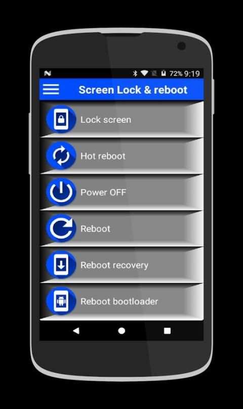 Screen lock & reboot widget स्क्रीनशॉट 2