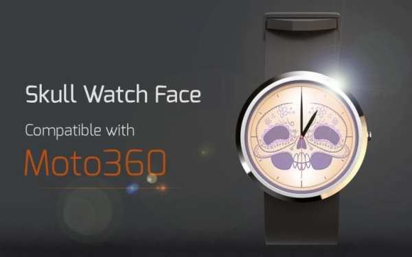 Skull Watch Face स्क्रीनशॉट 6