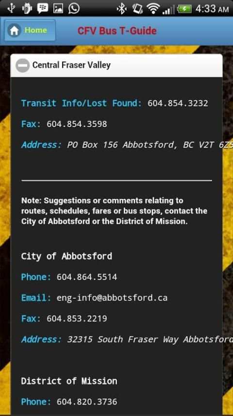 Abbotsford BC Bus Transit screenshot 3