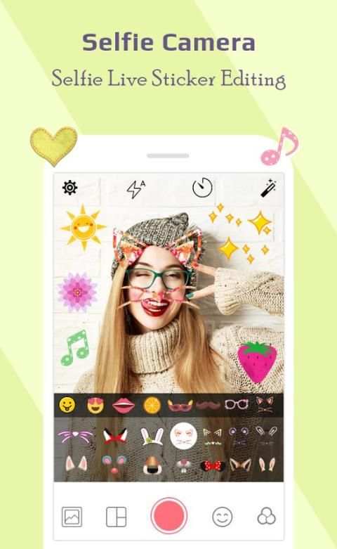 Selfie cam Camera Expert screenshot 4