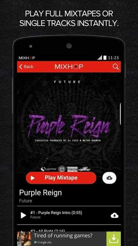 MIXHOP Mixtapes & Music स्क्रीनशॉट 2