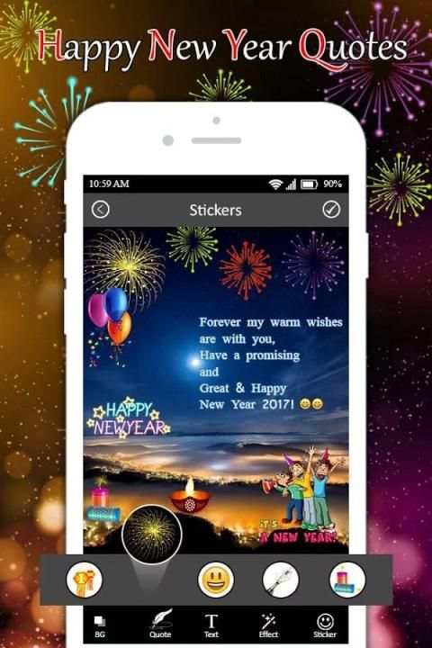 New Year Quote Maker :New Year DP Maker with Quote 2 تصوير الشاشة