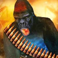 Grand Apes Age VS Superhero Robots Survival War 3D