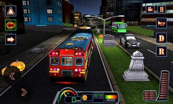 Halloween Party Bus Driver 3D screenshot 14