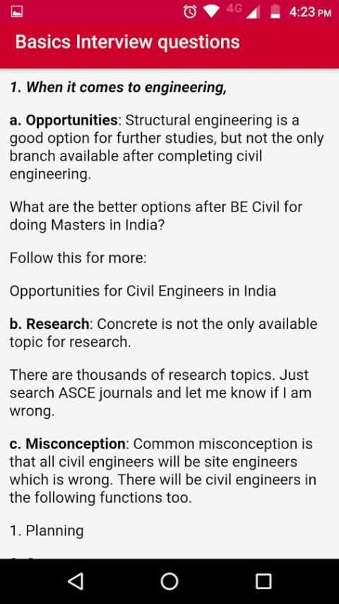 Civil Engineering Hand Book screenshot 5