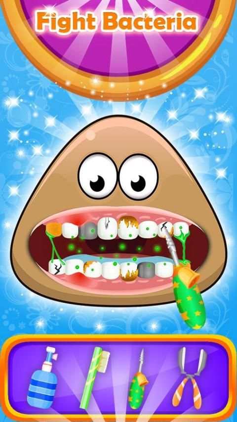 Super Pouu Dentist screenshot 2