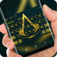 Golden Death Symbol Keybaord