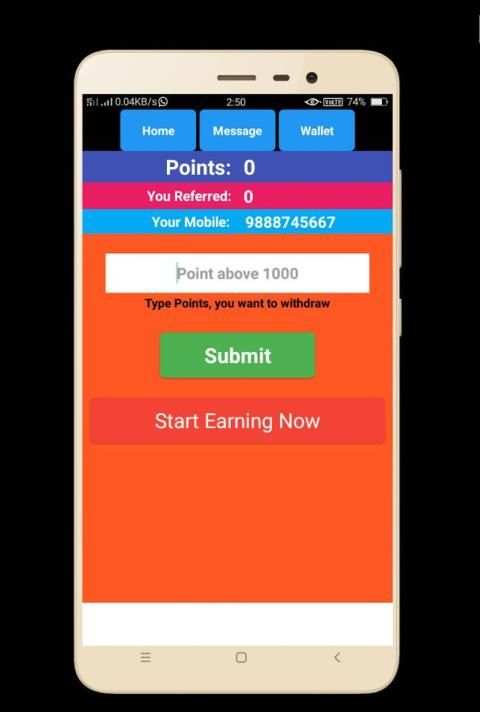 Cash India Paytm ( Earn free Mony ) скриншот 3