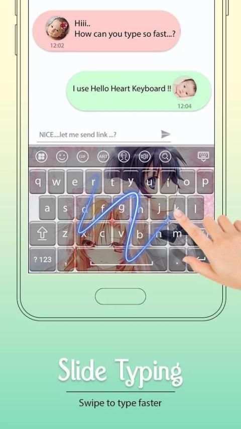 Anime Keyboard 4 تصوير الشاشة