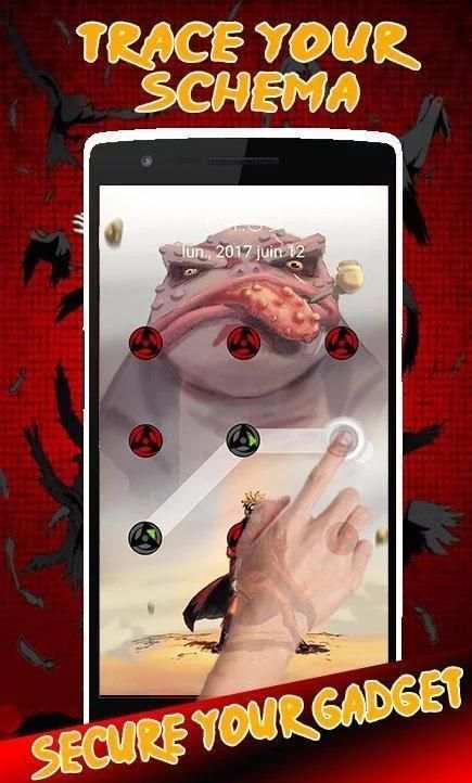 Sharingan Lock Screen Pattern screenshot 3