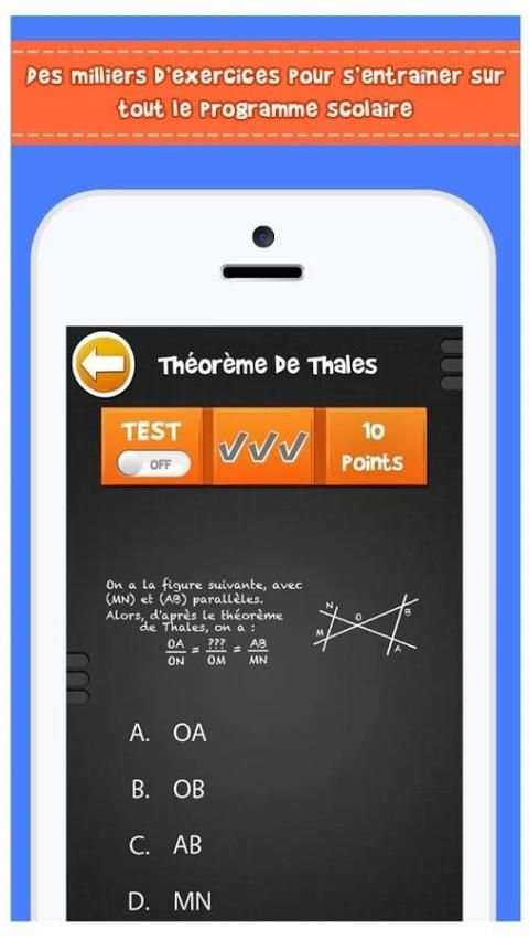 iTooch Mathématiques 3ème скриншот 4