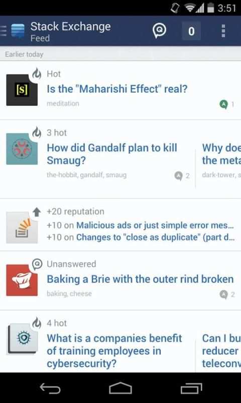 Stack Exchange скриншот 6