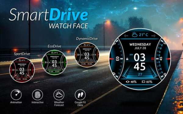 SmartDrive Watch Face स्क्रीनशॉट 10