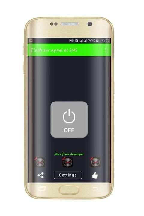 Flash on SMS and Call Free screenshot 3