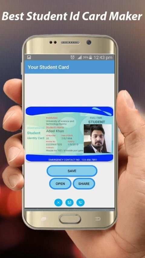 Student ID Card Maker – Student Card Creator screenshot 2