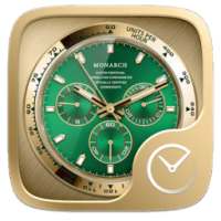 Green Monarch GO Clock Theme