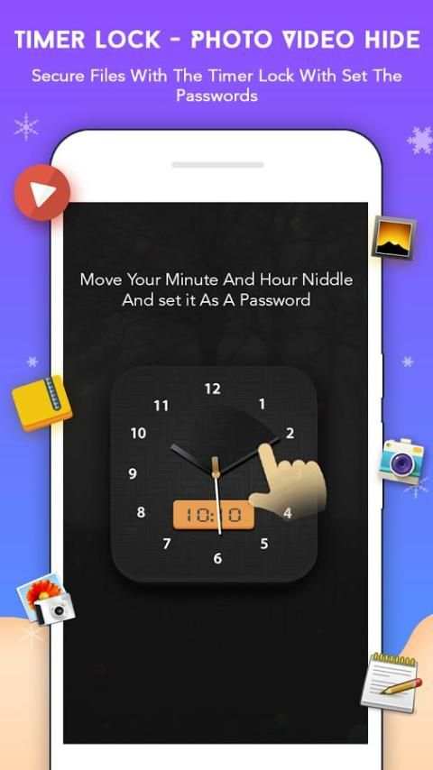 Timer Lock - Photo Video Hide Locker скриншот 5
