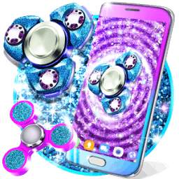 Glitter fidget spinner live wallpaper 4.3