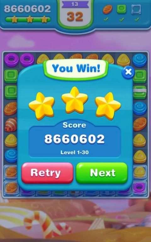 Candy Splash - Line Match 3 screenshot 1