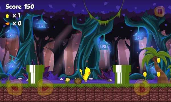 Super Pikachu Run Dash скриншот 1