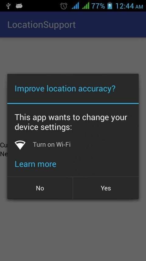Location Support screenshot 2