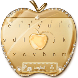 Crystal Gold Keyboard Keyboard Theme иконка