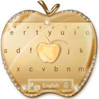 Crystal Gold Keyboard Keyboard Theme