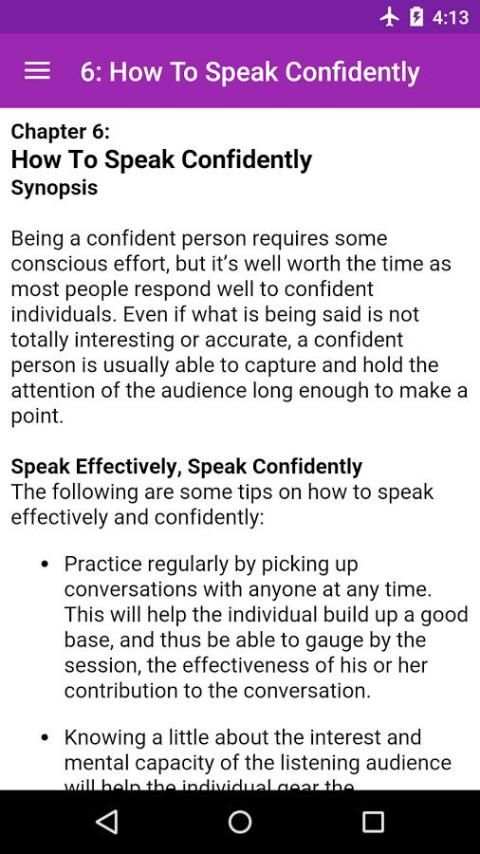 How to Gain Confidence screenshot 7