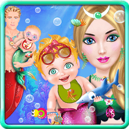 Mermaid Mommy Maternity Twins icon
