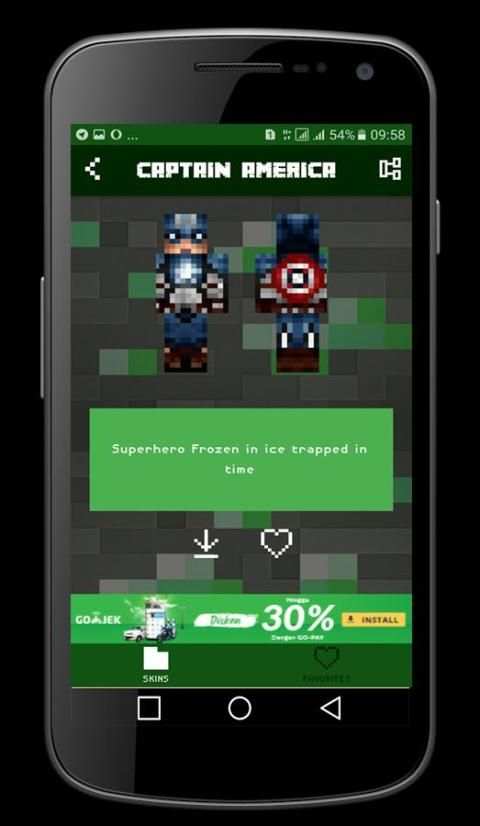 Super Hero skin for Minecraft PE screenshot 3