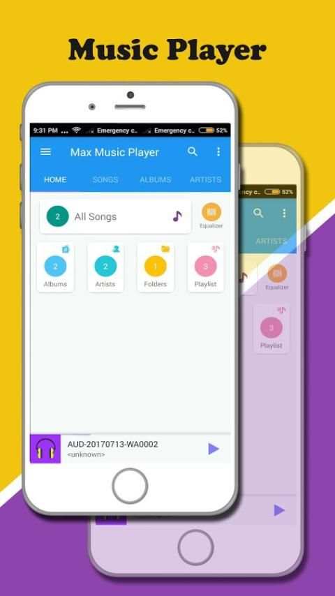 Max Music Player скриншот 2