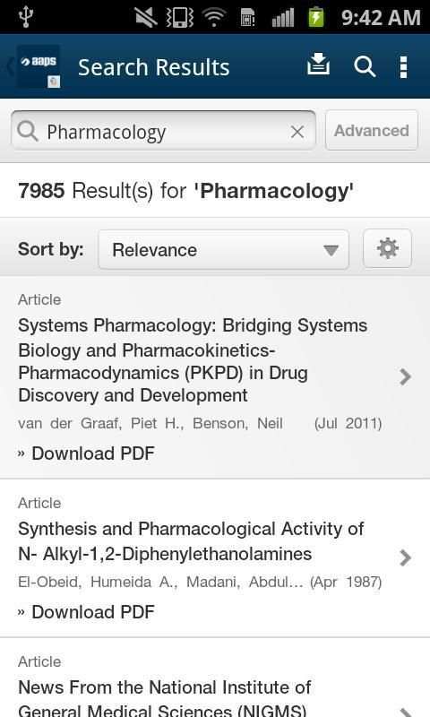 AAPS Journals screenshot 8