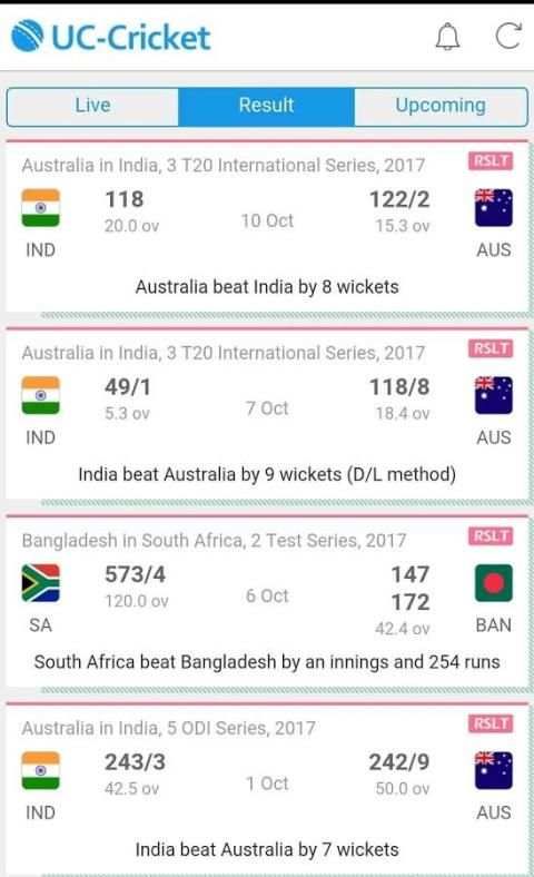 UC-Cricket - Live The Cricket 2 تصوير الشاشة