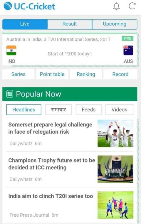 UC-Cricket - Live The Cricket 3 تصوير الشاشة