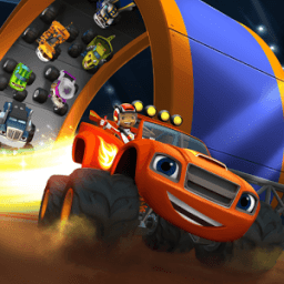 Blaze Monster Machines Nascar أيقونة