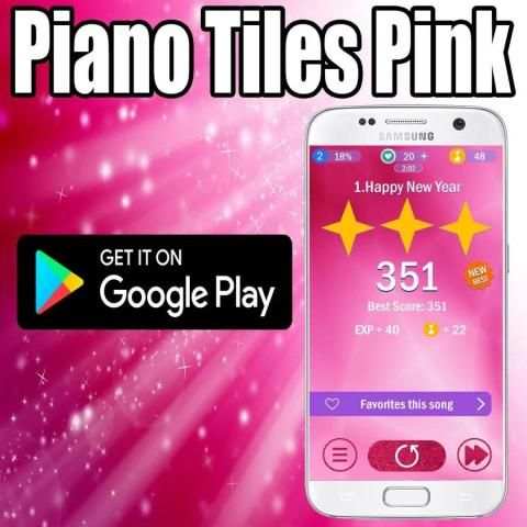 Pink Piano Tiles 3 screenshot 3