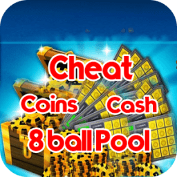 Latest Cheat 8 Ball Pool Cash Coins أيقونة