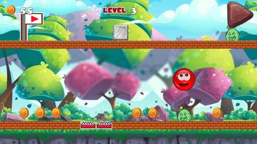 Red Ball Zero New Adventure скриншот 5