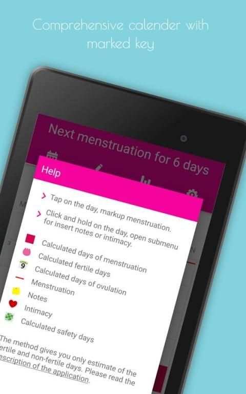 My Period Tracker - Menstruation Calendar screenshot 6
