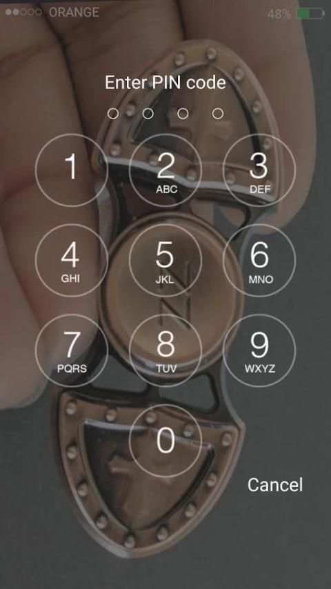 Fidget Spinner Wallpaper lock screen screenshot 1