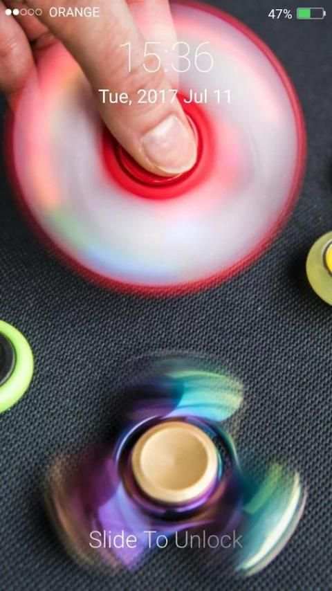 Fidget Spinner Обои экран блокировки скриншот 1