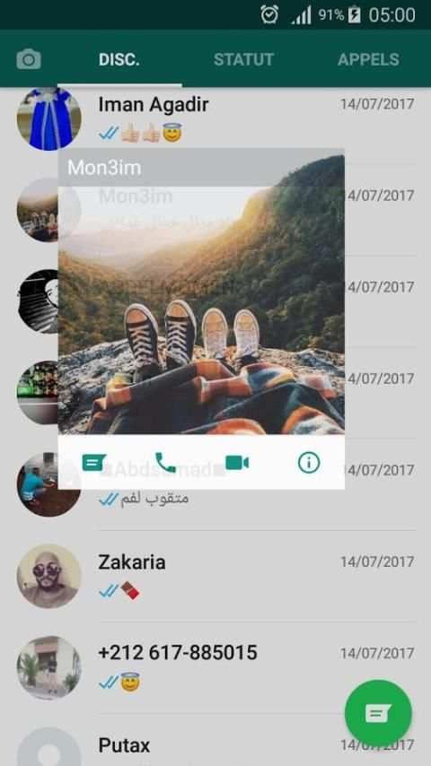WatsAp Messenger скриншот 2