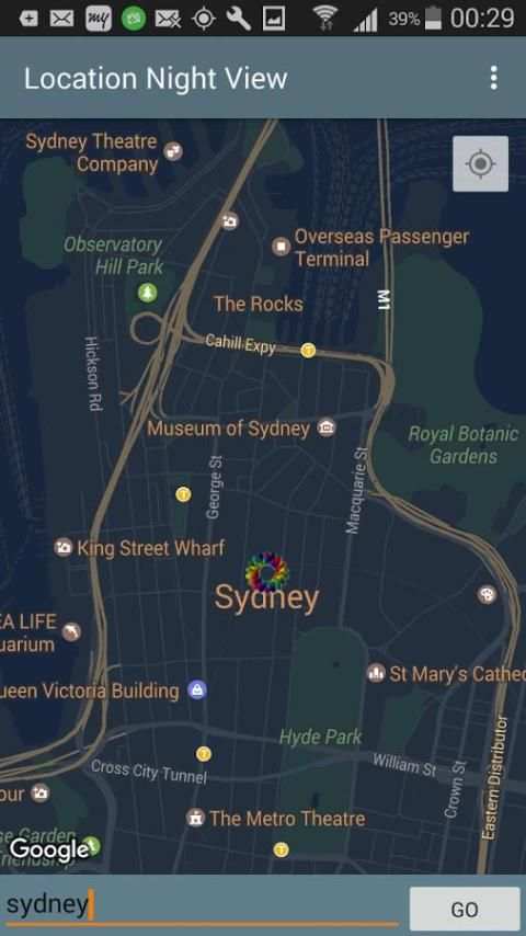 Maps Night View скриншот 2