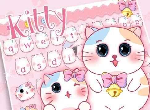 Pink Cute kitty screenshot 1