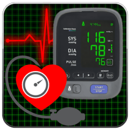 Finger Blood Pressure BP Scanner Calculator Prank أيقونة